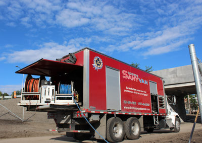 Truck Groupe Sanyvan twelve - Our fleet - Montréal - Drainage québécois