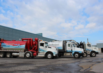 Camion Groupe Sanyvan fourteen - Notre flotte - Montréal - Drainage québécois