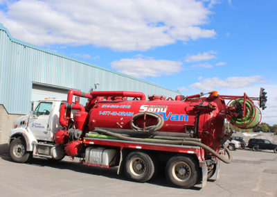 Camion Groupe Sanyvan eight- Notre flotte - Montréal - Drainage québécois